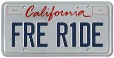 "FRE R1DE" plate, Rick Ngoc Ho, OC Register